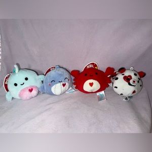 Valentine’s Day Squishmallows Clip-on Set 3.5”